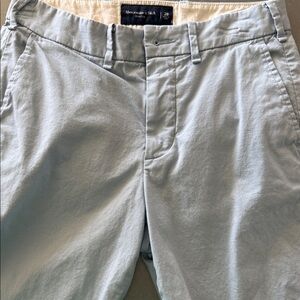 Abercrombie & Fitch Sky Blue Casual Shorts